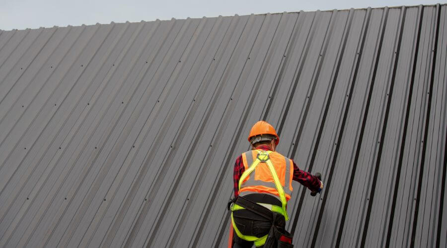 Professional metal roof installation services in Vincent, AL